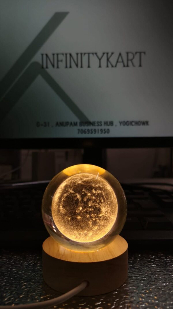 3D Crystal Ball Night Light - Image 5