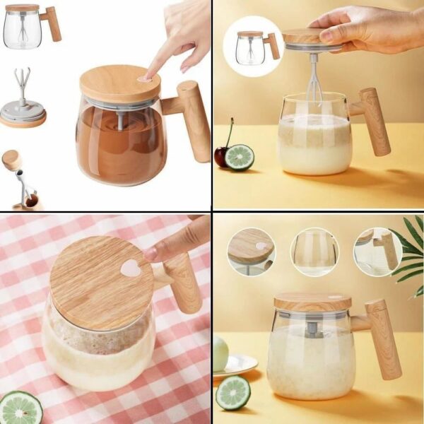 Self Stirring Coffee Mixing Mug - Image 9