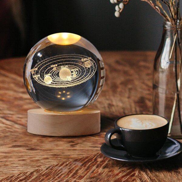 3D Crystal Ball Night Light - Image 4