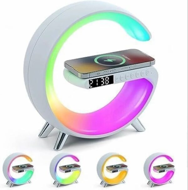 G-Shape LED Wireless Charging Speaker Lamp